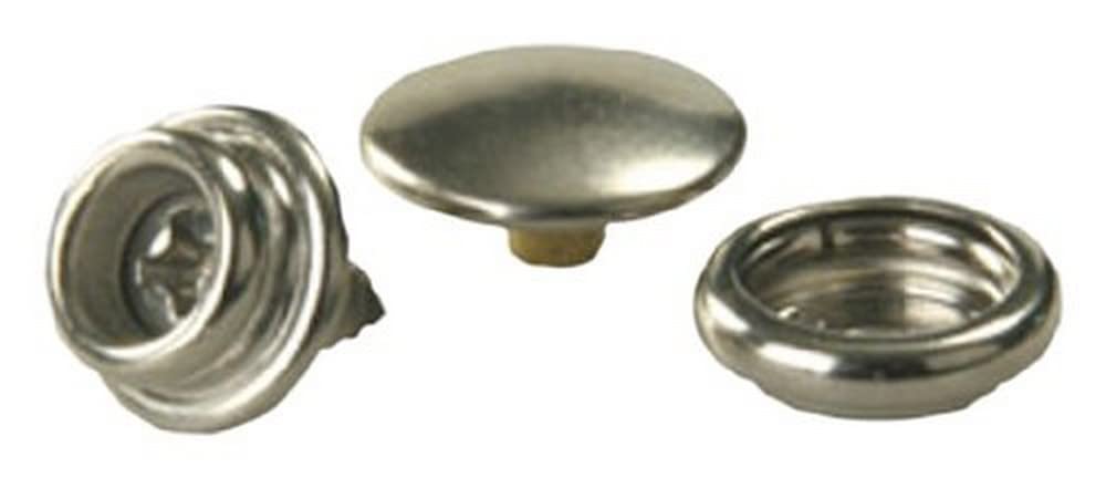 Jr Products 81585 Fabric-To-Wall Snap Kit Silver