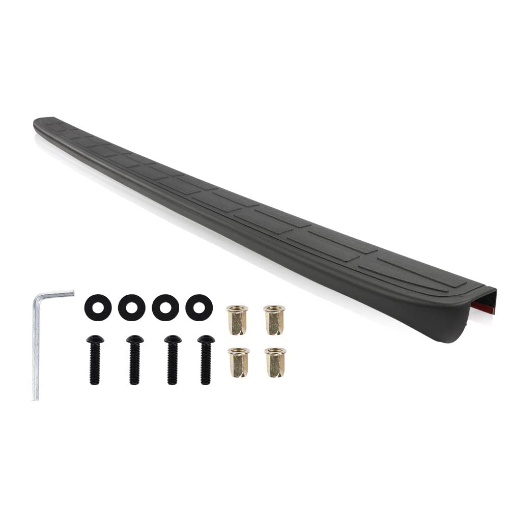 Pit66 Tailgate Cap Spoiler Moulding Top Protector, Compatible With 2003-2006 Chevrolet Silverado 1500/2007 Chevrolet Silverado 1