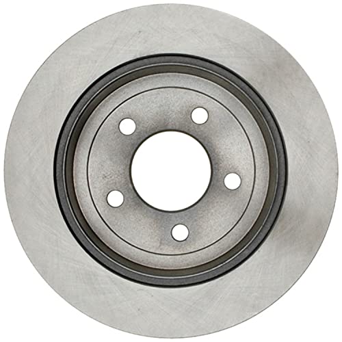Raybestos Replacement Rear Disc Brake Rotor For Select Chrysler, Dodge, Plymouth Vehicles, Part #76650R, Silver