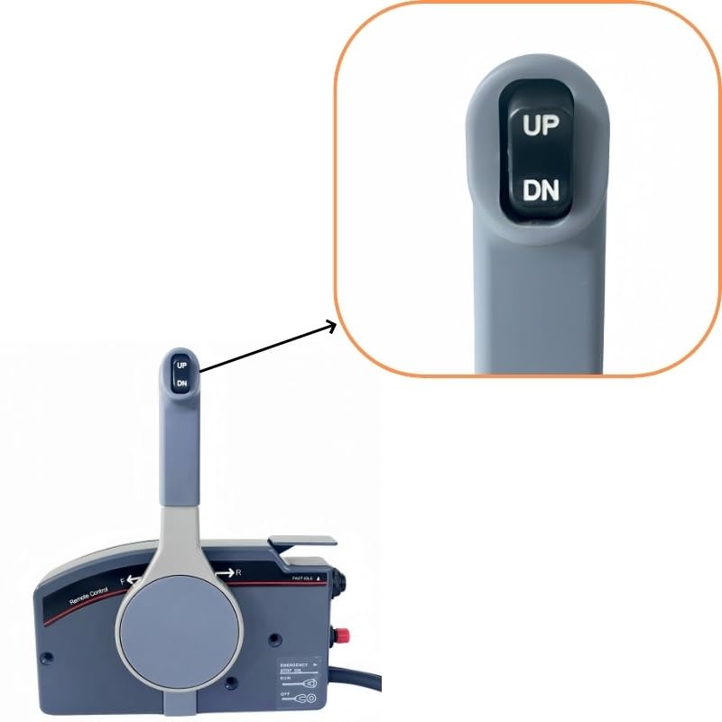 For Yamaha outboard throttle control box 703 side mounted pull to open 703-48272-12