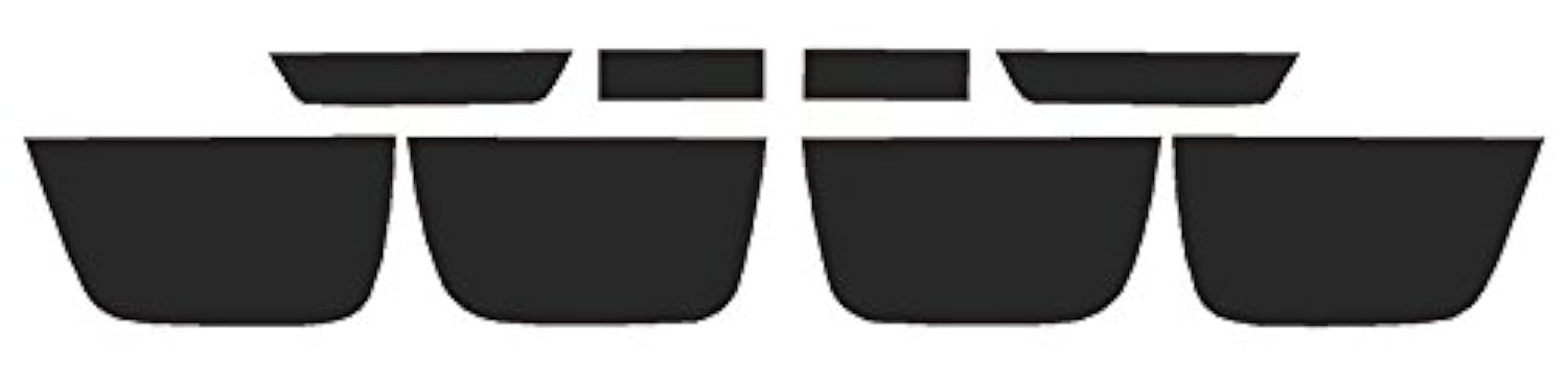 Precut Vinyl Tint Cover For 2010-2013 Chevrolet Camaro Taillights (20% Dark Smoke)