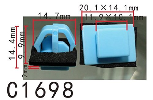 Autobahn88 Retainer Clip For Sill Panel,Rocker Panel, Compatible With Hyundai (Oem: 877561F000, 877563R000) (Pack Of 20)