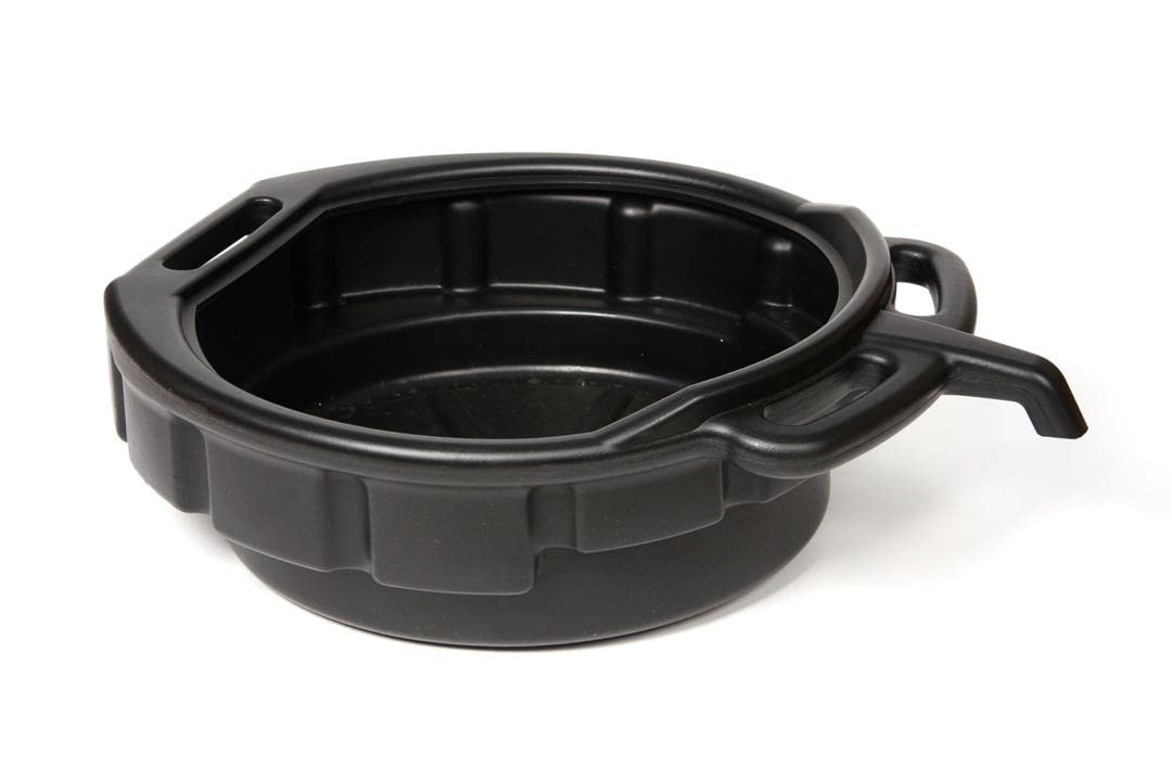 Funnel King 32953 Drain Pan Oil Change Drain Pan, Car Oil Change Pan, Ideal For Cars And Motorcycle, Prevents Spills, Leak-Proof