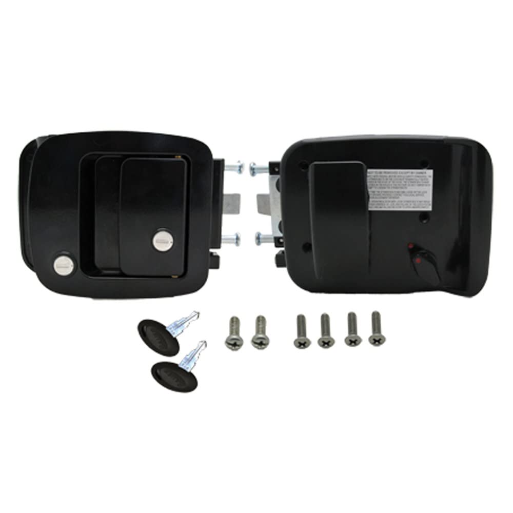Ap Products 1212.1215 013-257 Standard Bauer Rv Entrance Door Lock, Black