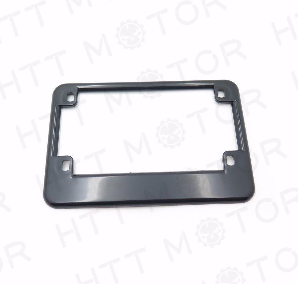 Httmt Mt294-004- Motorcycle License Plate Frame Compatible With 4''X7'' Extra 1'' Width Motorcycle Plate