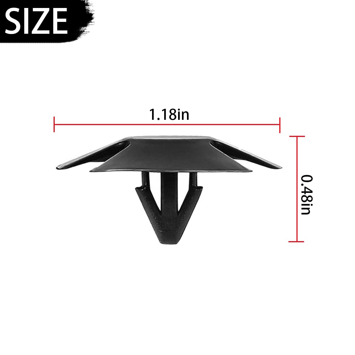 Car Hood Insulation Retainers, 30pcs Bumper Cover Retainer Clips with One Fastener Remover, Heat and Sound Insulation Nylon Clip