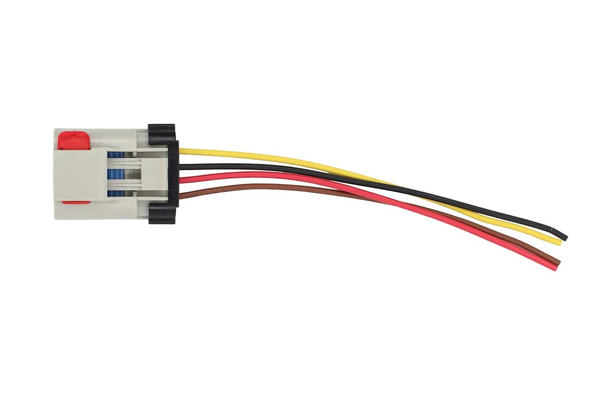 NewYall Fuel Pump Connector Wiring Harness for Ford & Dodge Vehicles - Metal Pigtail Plug for E-Series, F-Series, Expedition, Mustang, and Ram