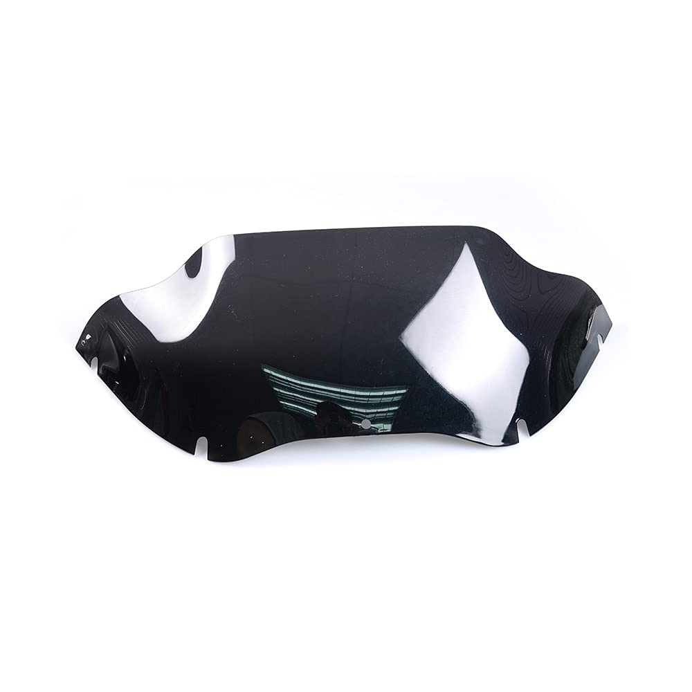 Mzyparts Motorcycle 9.5'' Black Windscreen Wind Splitter Windshield For 1998-2013 Harley Davidson Road Glide Harley Road Glide W