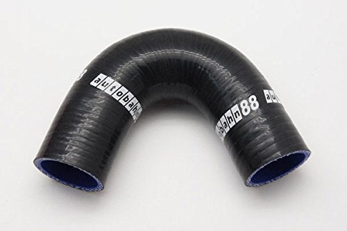 Autobahn88 Automotive Silicone Hose Bend, 135-Deg Elbow Coupler, ID=4'' (102mm), Leg Length 3.13'' (80mm), Wall Thickness= 0.2''