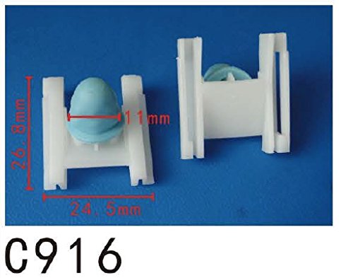 Autobahn88 Retainer Clip For Door Anti-Scratch Panel, Compatible With Volkswagen (Oem: 3B0853576) (Pack Of 20)