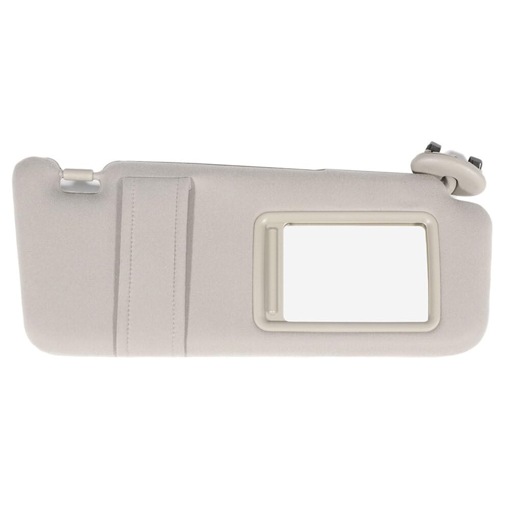 Scitoo Beige Right Passenger Side Sun Visor Compatible For Toyota For Camry 2006-2011, Car Sun Visor Without Sunroof Without Lig