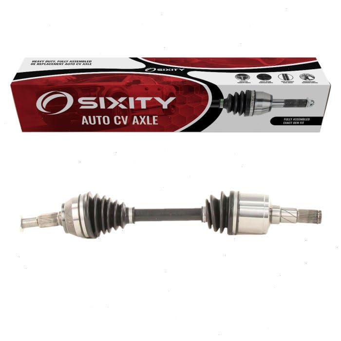 Sixity Auto Front Left CV Axle compatible with Jeep Grand Cherokee 2005-2010 - Driver Side Complete Axle Shaft Assembly