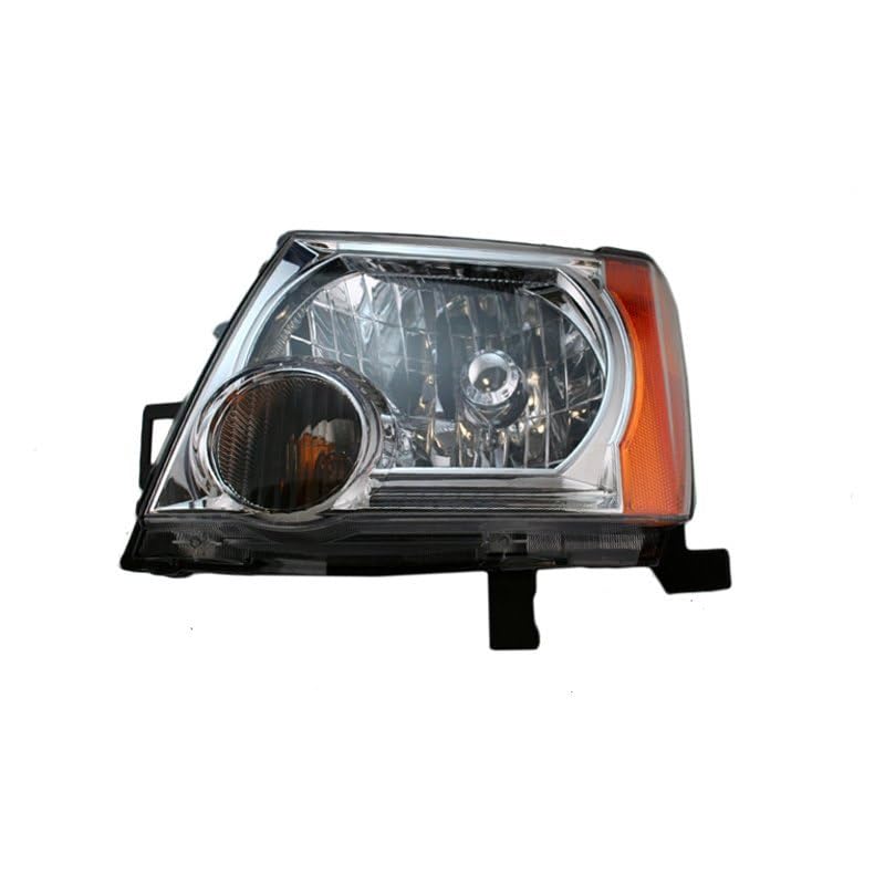 Trq Driver & Passenger Side Headlight Assembly Set Headlights Driver & Passenger Side Compatible With 2005-2015 Nissan Xterra Ni