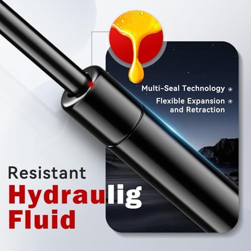 Vepagoo C1612666 26In 100Lb Tonneau Undercover Lift Support, Gas Shock Strut For Snugtop Snuglid Leer Truck Bed Cover, Ml25100,