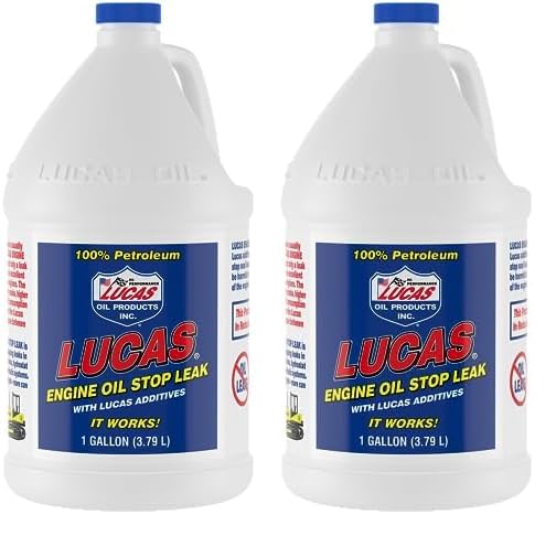 Lucas Oil 10279 Engine Oil Stop Leak - 1 Gallon (Pack Of 2)