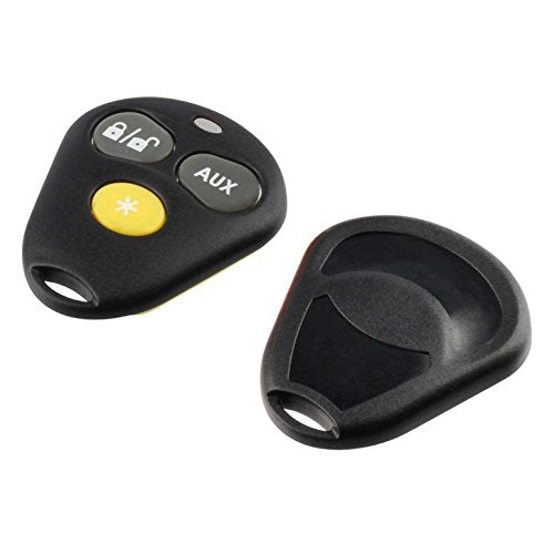 Key Fob Keyless Entry Remote Shell Case & Pad Fits Viper Ezsdei474V - 3 Button