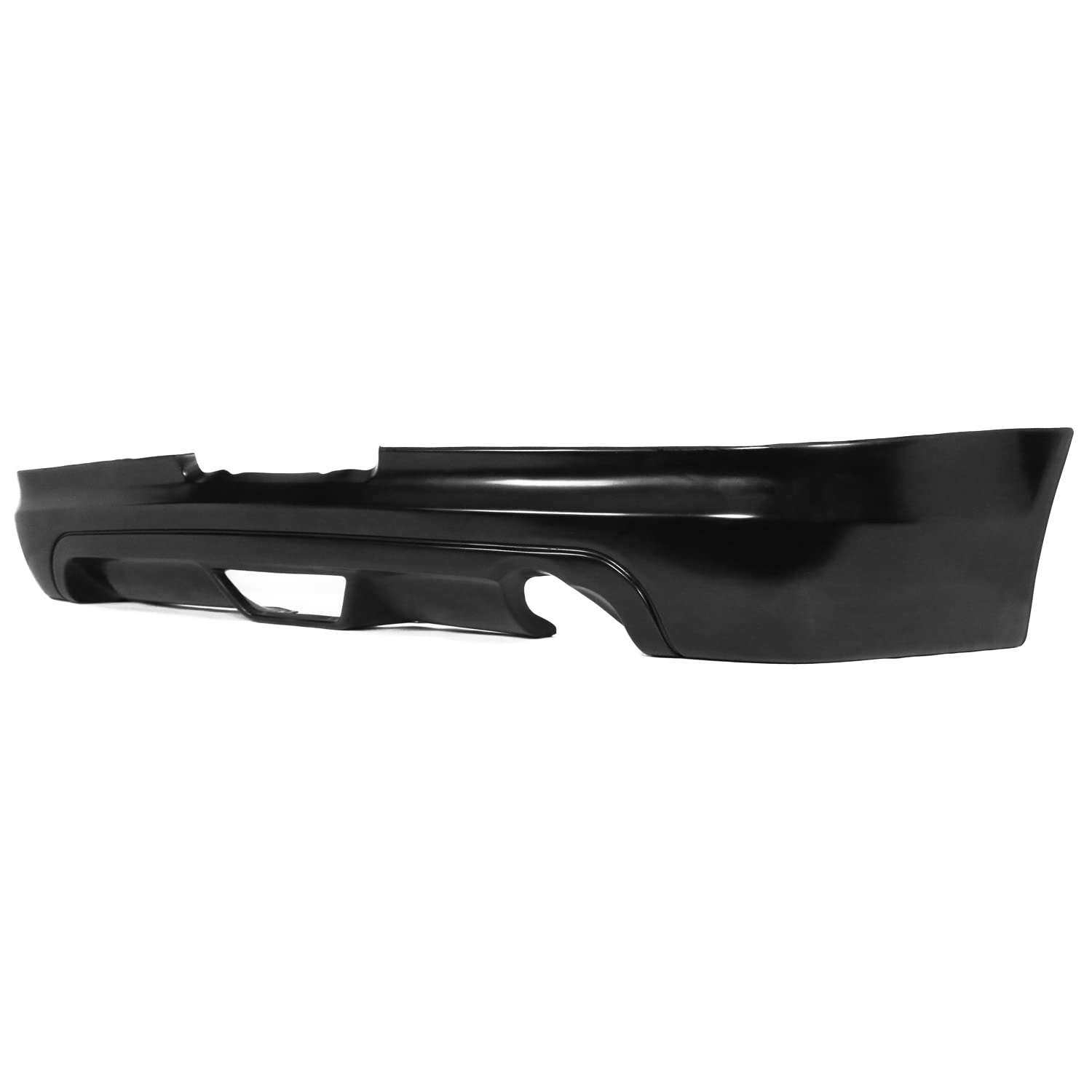 Rear Bumper Lip Compatible With 2002-2004 Acura RSX, Unpainted Black PU Rear Splitter Spoiler Valance Chin Diffuser Body Kit by