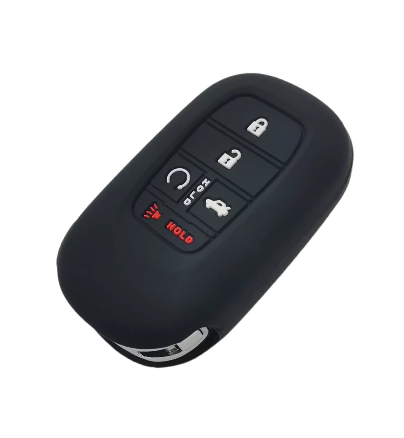 REPROTECTING Silicone Rubber Key Fob Cover Compatible with (5 Buttons) 2022-2025 Honda Accord Civic HR-V CR-V Pilot Sport SI EX