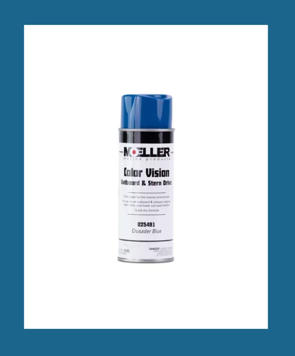 Moeller Engine Spray Paint Crusader Blue