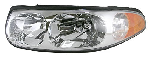 Trq Driver & Passenger Side Headlight Assembly Set Headlights Driver & Passenger Side Compatible With 2000-2005 Buick Lesabre Gm