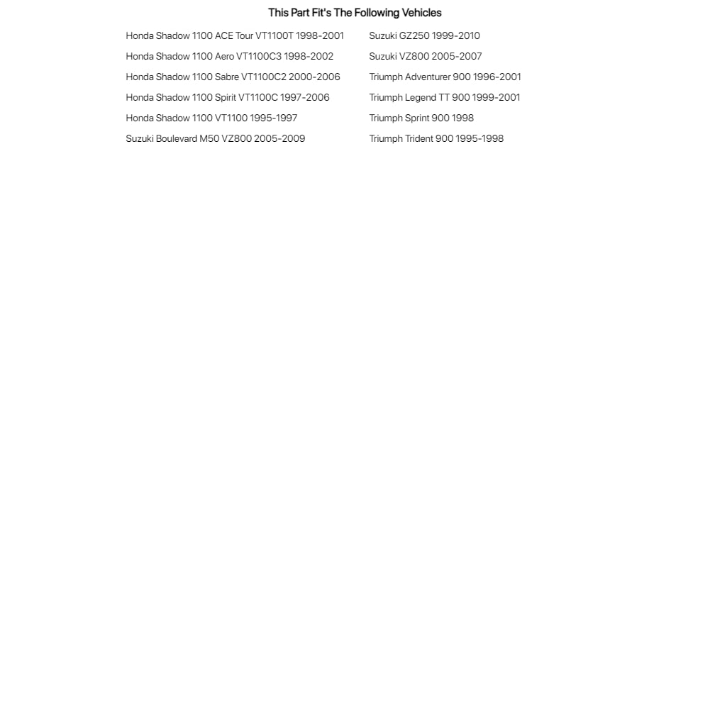 Ebc Clutch Spring Set For Honda Shadow 1100 Spirit Vt1100C 1997-2006