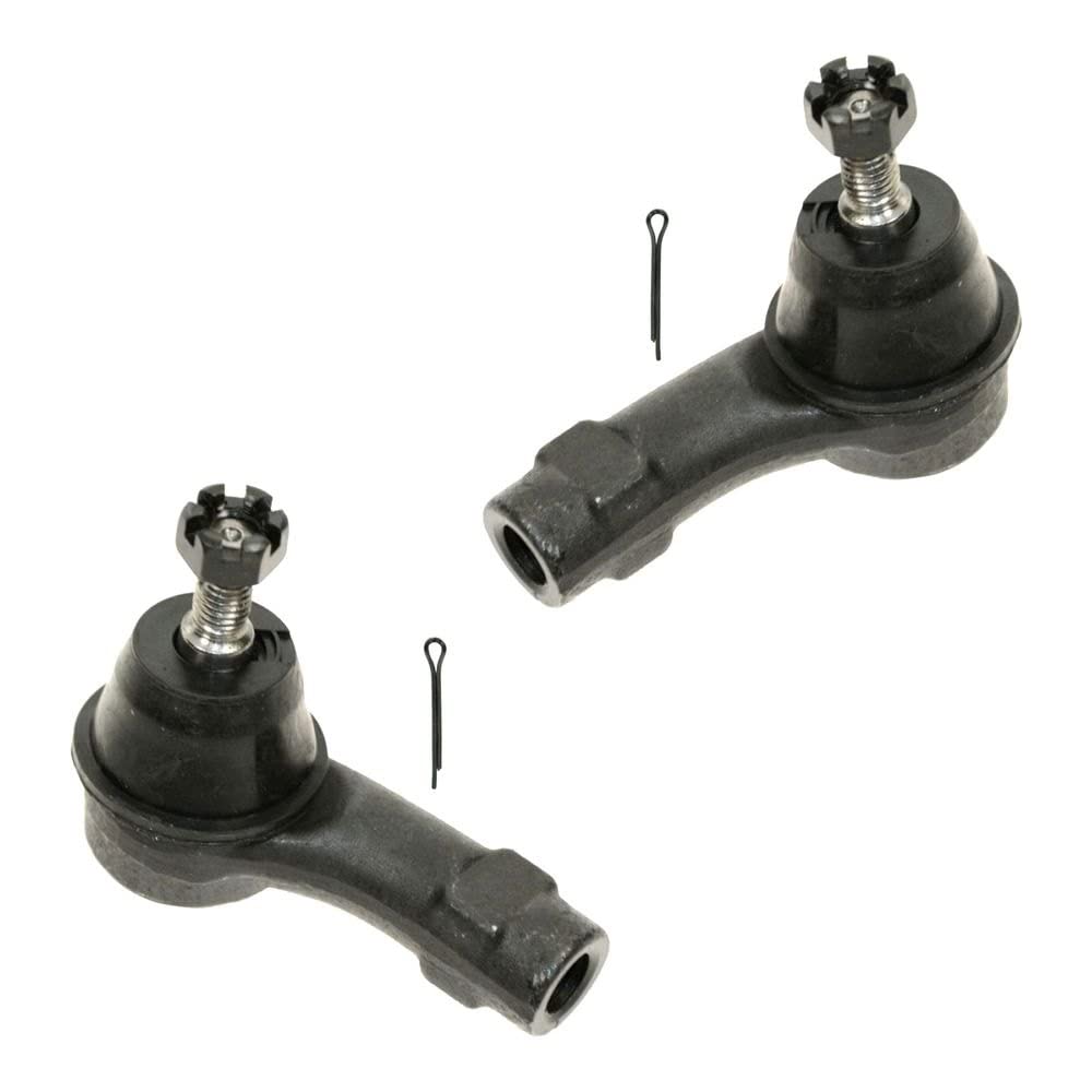 Trq Front Outer Tie Rod Set Compatible With 2000-2006 Ford Focus