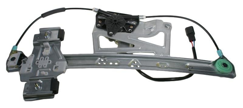 Trq Front Left Power Window Regulator & Motor Assembly Drivers Side Compatible With 2000-2001 Cadillac Deville