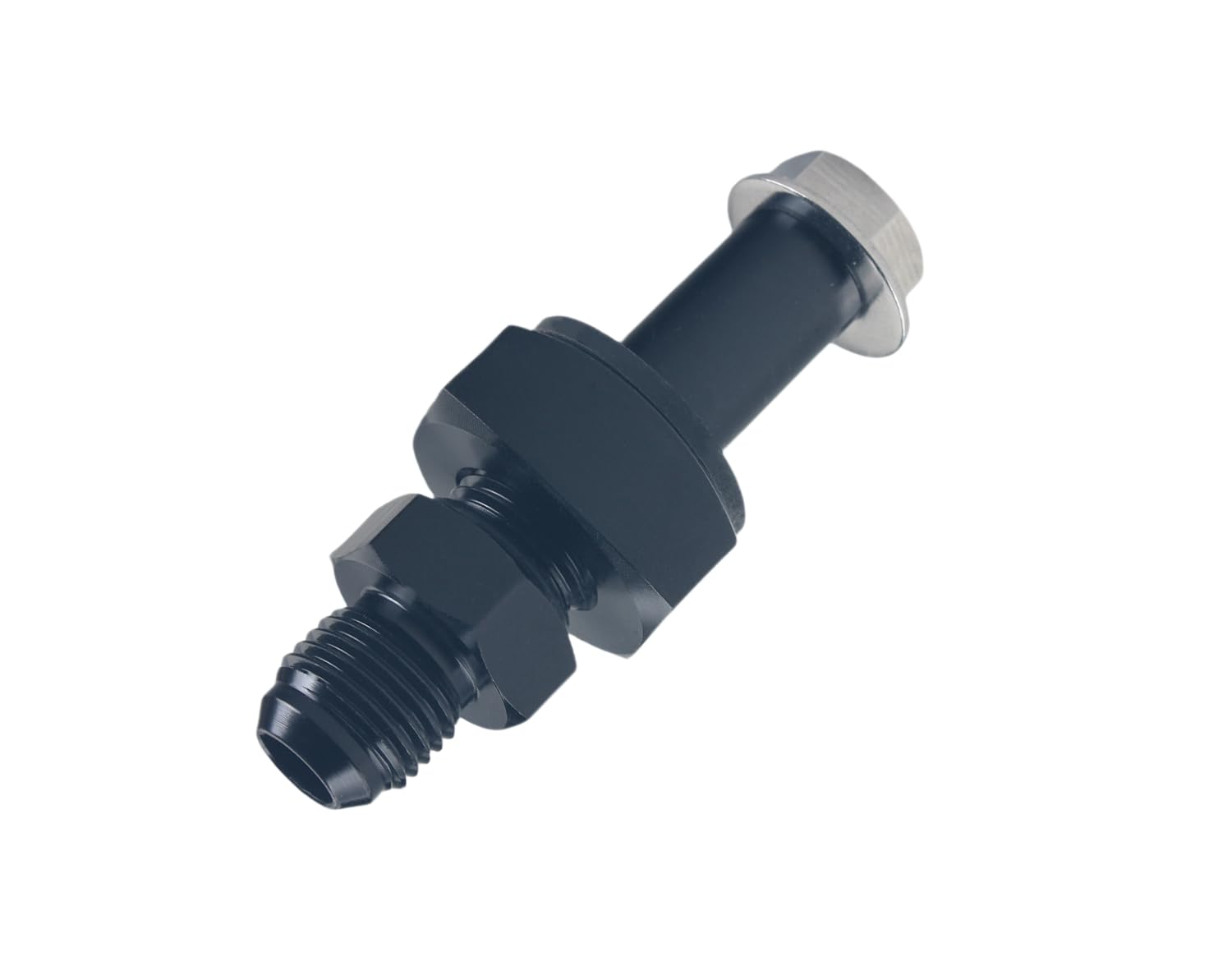 DEWHEL Universal 6AN Fuel Tank Return Line Fitting Bung Kit No Welding Required Aluminum