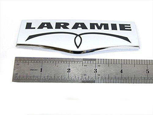 1Pc Oem Laramie Tailgate Emblem Badge 3D Laramie Nameplate Replacement For 1500 2500 3500 Chrome