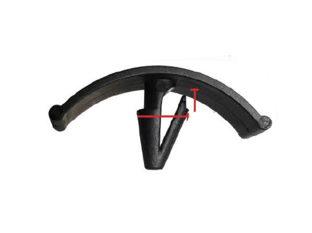 Autobahn88 Retainer Clip For Hood Insulation, Compatible With Ford 1973-On, Chrysler 1972-On (Oem: 385330S,D30Z16776A,6003351) (