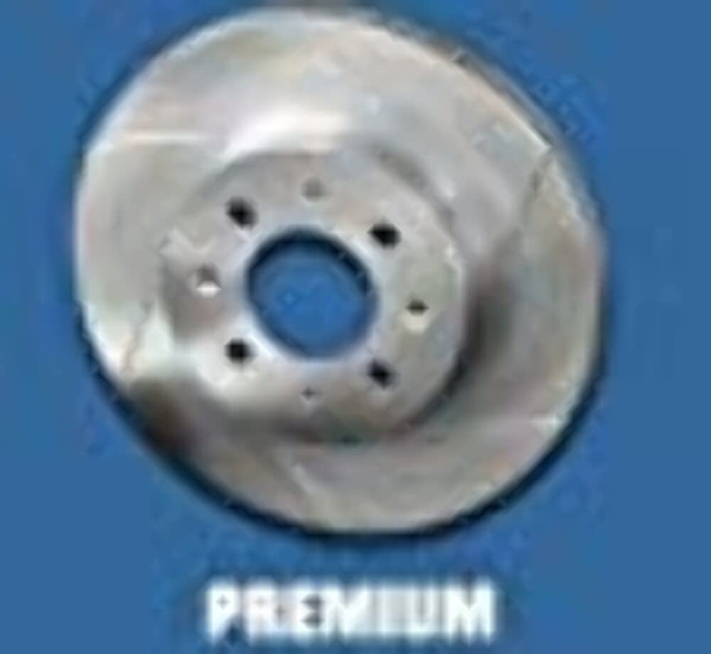 Power Slot 8626PSL Slotted Brake Rotor for 1994-1999 Dodge Ram 3500 1 Ton Full Size Pickup 2WD - Solid Front Axle Only - Left Fr