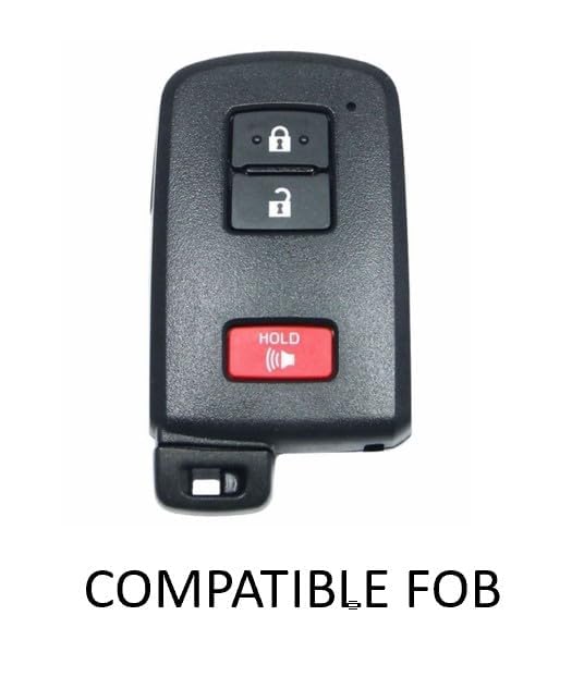 Ajt Design Replacement Key Fob Case For Toyota Tacoma, Tundra, 4Runner V1 - Custom Made In Usa (Color: Army Green)