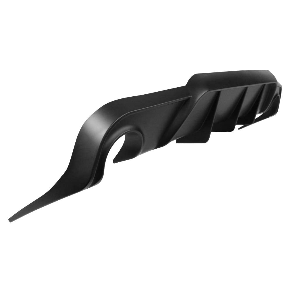 IKON MOTORSPORTS Rear Bumper Lip for 2006-2013 Lexus IS250 IS350, Black PP Splitter Underspoiler Valance Add On