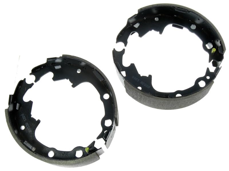 TRQ 9'' Rear Brake Drum & Bonded Shoe Set Pair Kit for Jeep Wrangler Pickup Truck