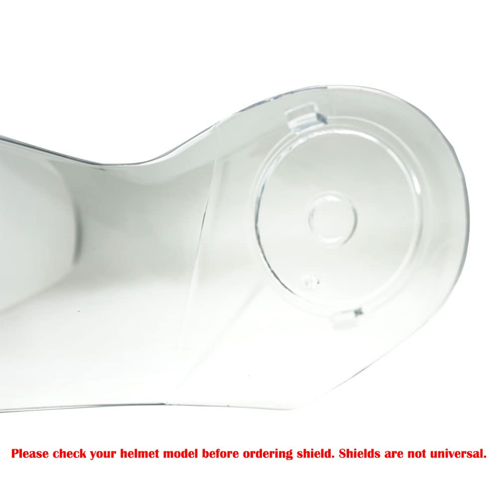 1Storm Motorcycle Bike Modular Full Face Helmet Dual Visor Sun Shield: Model Modular901 Clear Visor