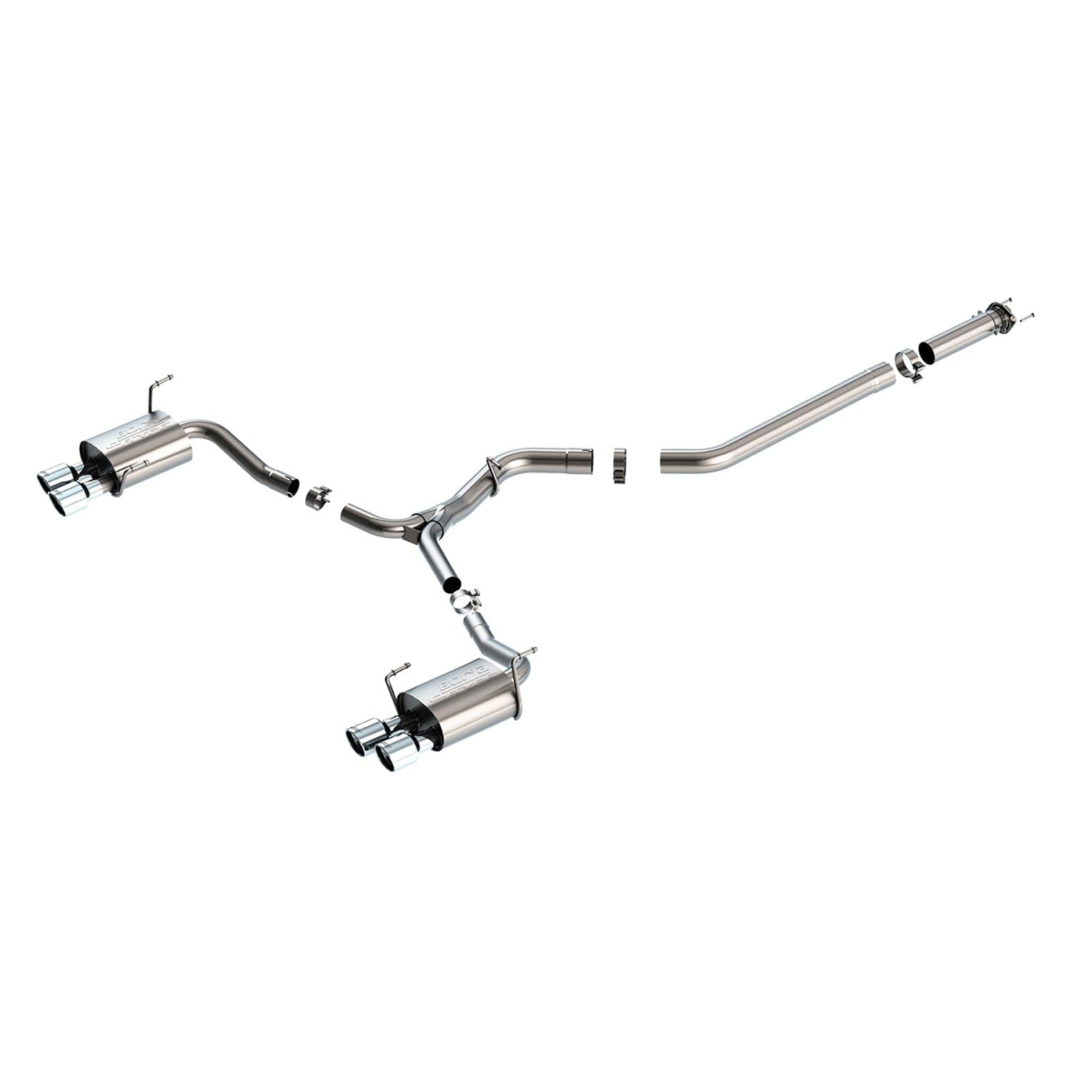 Borla - 2022 Subaru Wrx 2.4L Turbo At/Mt Awd S-Type Catback Exhaust Polished Tips (140907)