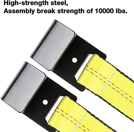 Tire Straps For A Car Trailer Tow Dolly Straps With Flat Hook 14''-19''Heavy Duty Tow Strap Utv Wheel Tie Down Strap For Hauling