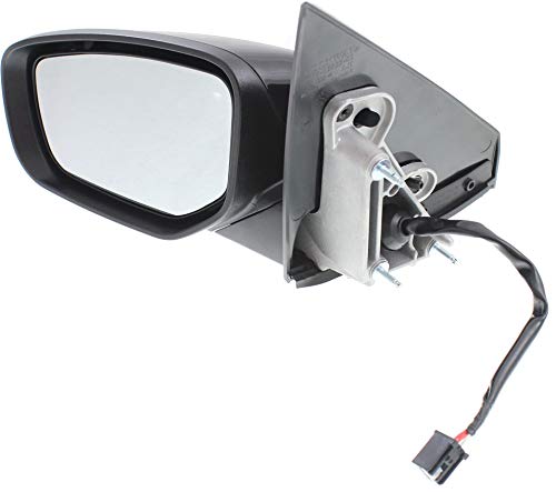 Kool Vue Left Power Non-Heated Door Mirror Compatible With Dodge Dart 2013-2015 Without Signal Light, Blind Spot Feature & Puddle Lamp Paintable