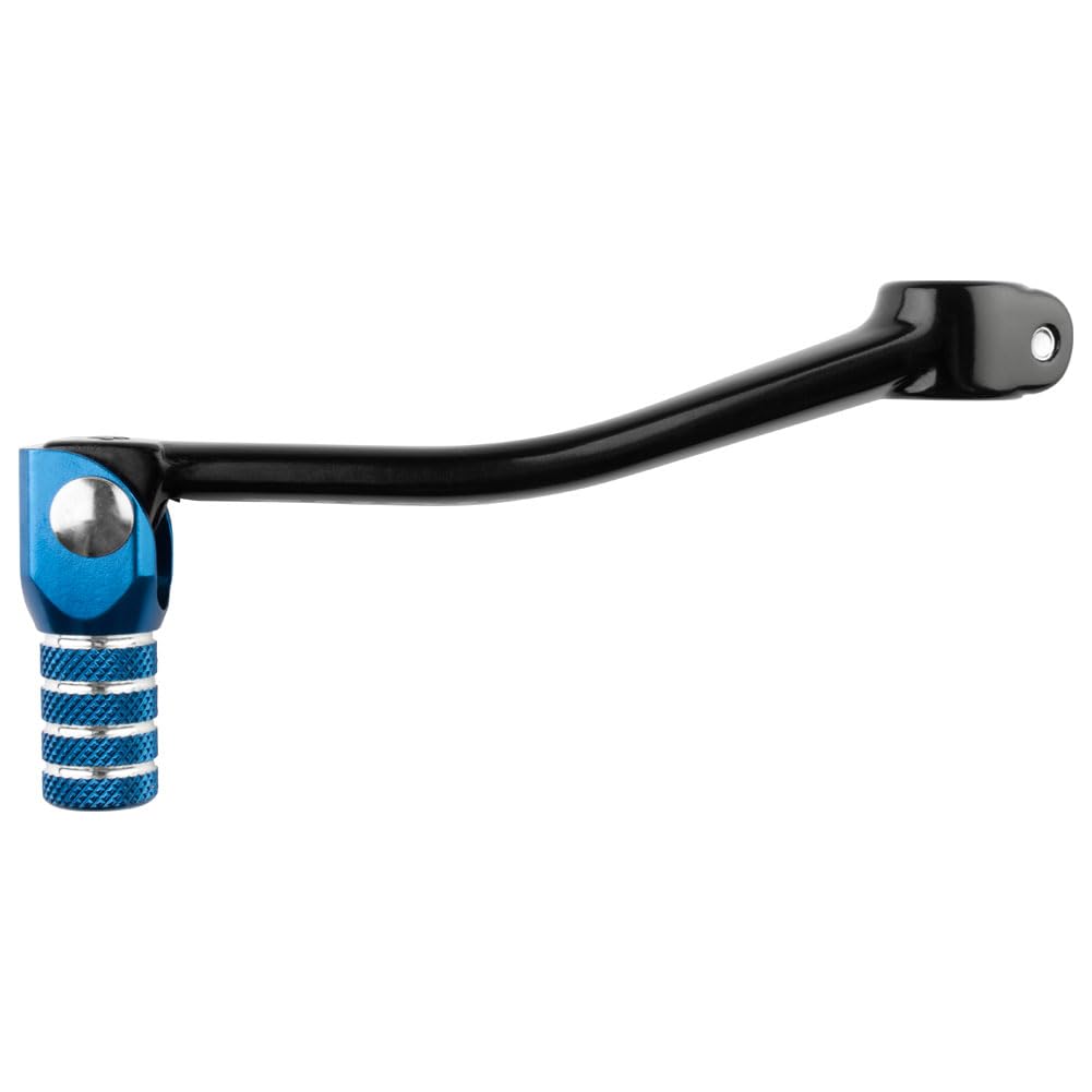 Tusk Folding Shift Lever Black/Blue Tip for Yamaha PW80 YZinger 1983-2006 - One Size, Durable Design