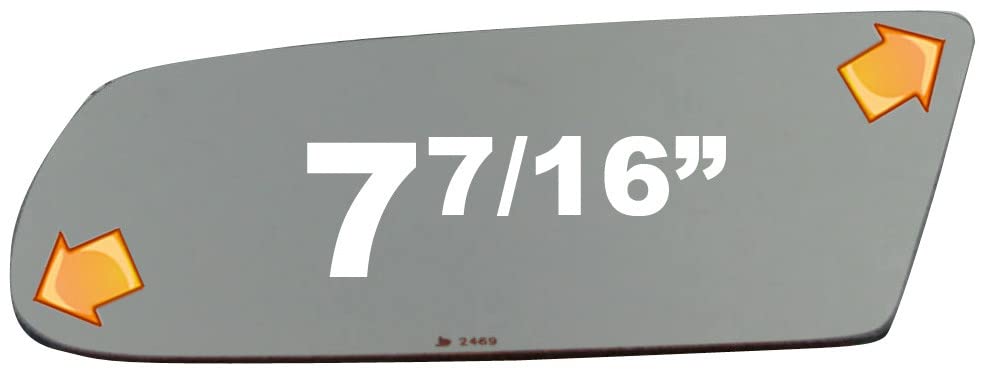 Burco 2469 Driver Side Replacement Mirror Glass for 1988-1996 BUICK REGAL, 1990-1994 CHEVROLET LUMINA, 1988-1996 PONTIAC GRAND PRIX