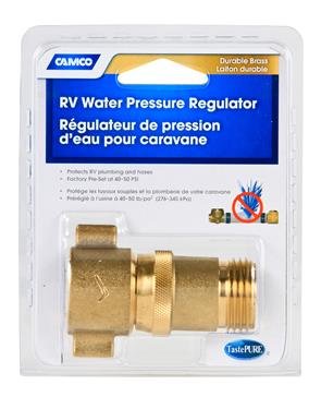 Camco Brass RV Water Pressure Regulator - 3/4 (40055)