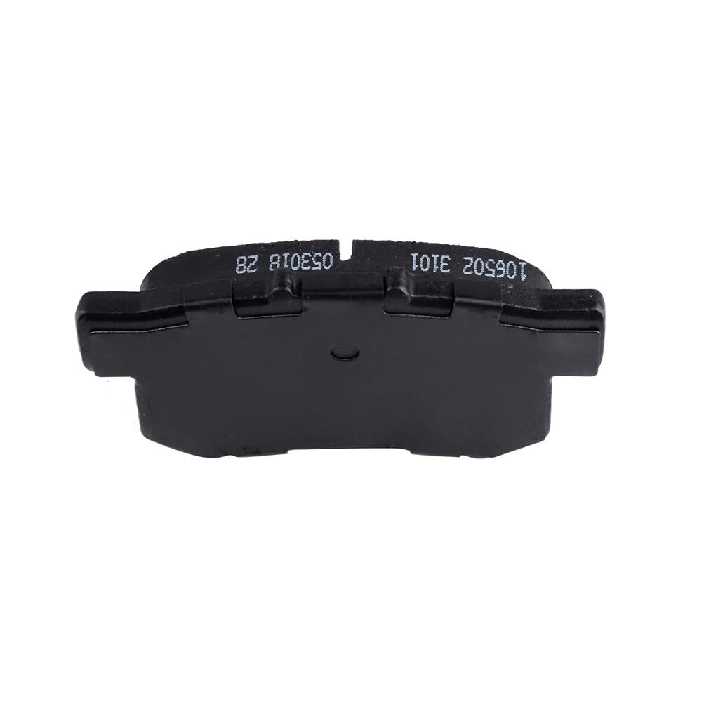 ECCPP Front Ceramic & Rear Semi Metallic Brake Pad Set for Honda CR-V 2005-2006, 2012-2016 - Durable & Reliable Performance