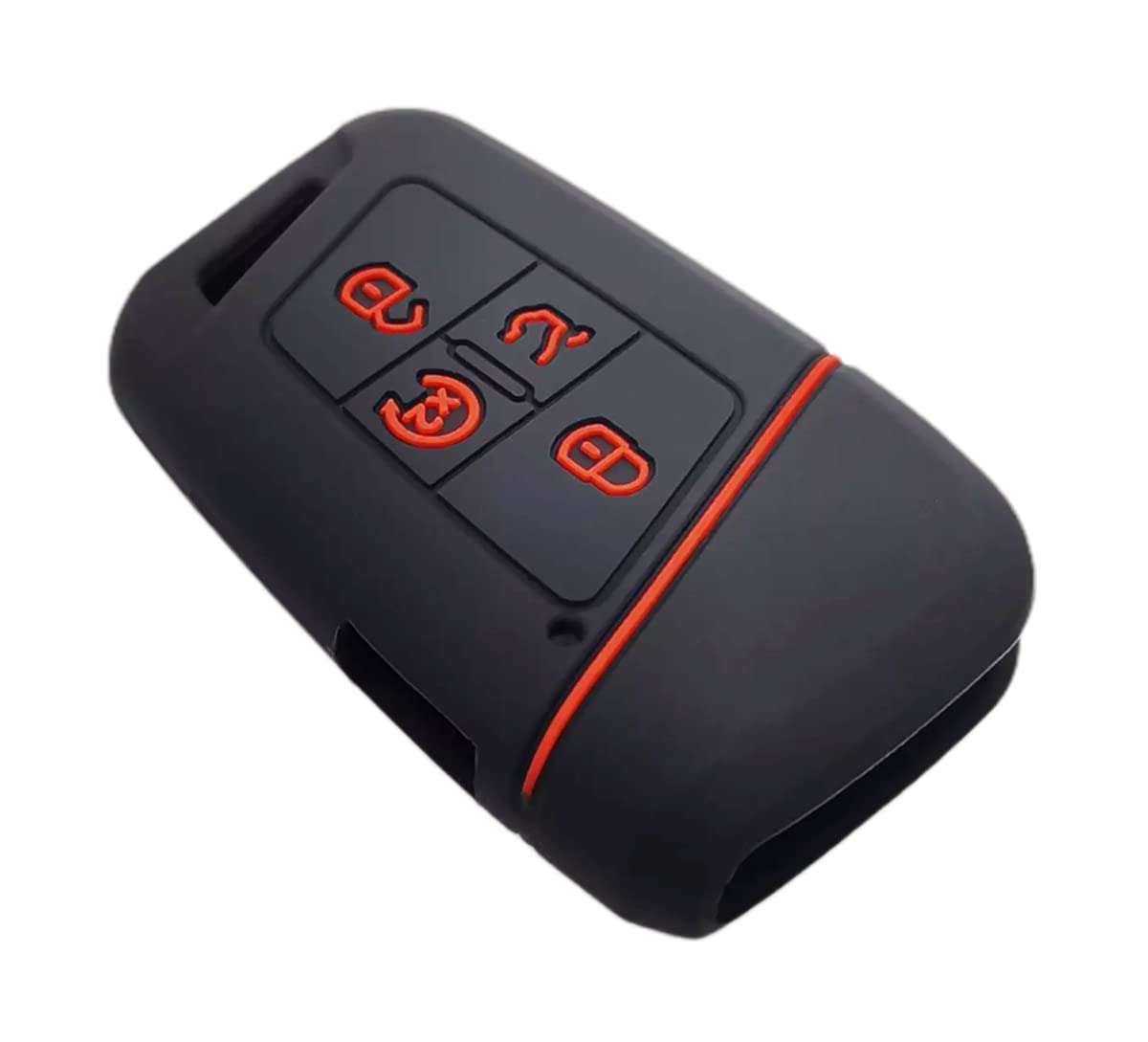 REPROTECTING Silicone Rubber Key Fob Cover Compatible with 2018-2025 VW Volkswagen Atlas Golf Alltrack Jetta Passat Tiguan Taos