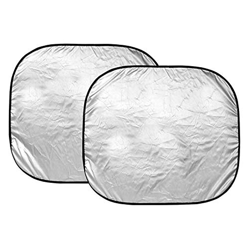 Custom Accessories 17951 28 1/2-Inch X 31 1/2-Inch Nylon Loop Solar Shield Sunshade, 2 Piece