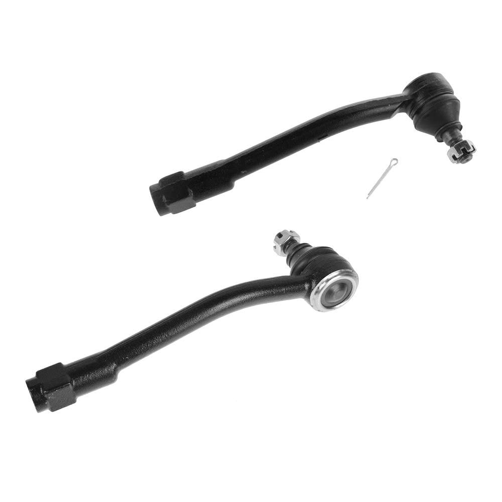 TRQ Front Outer Tie Rod Set Compatible with 2007-2008 Hyundai Entourage 2006-2014 Kia Sedona