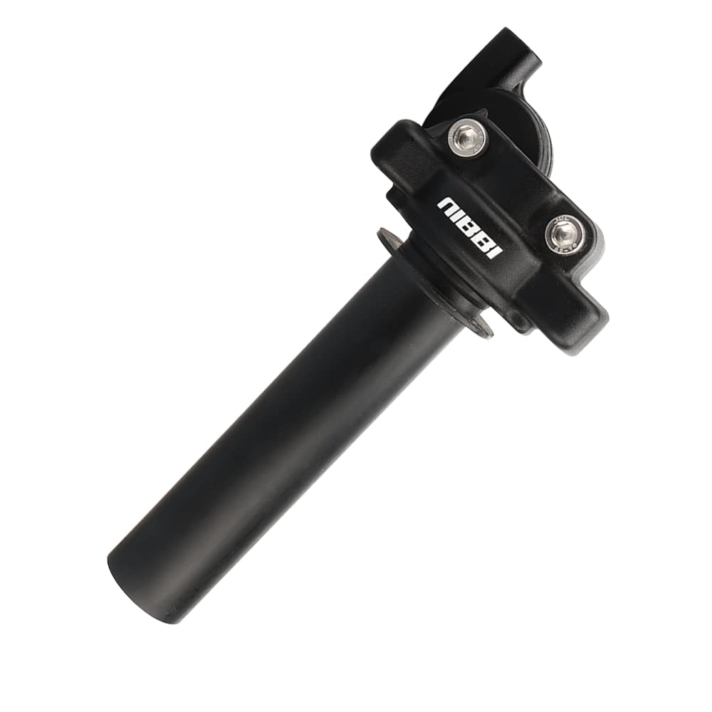 Nibbi Motorcycle Throttle Assembly,Motorcycle Throttle Assembly,High Sensitivity Short Stroke Light Control Motocross Twist Throttle Handlebar,Throttle Tube Fit Dirt Bike Motocross,Pit Bike Assembly