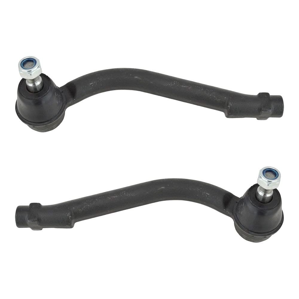 TRQ Front Outer Tie Rod Set Compatible with 2007-2012 Hyundai Santa Fe Veracruz 2011-2013 Kia Sorento