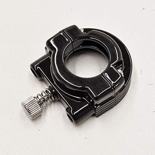 Black Dual Throttle Cable Housing Clamp/Collar For 1981-1995 Harley Big Twin Fx/Fl, Softail, Dyna, Fxr, Tour Glide, Wide Glide,