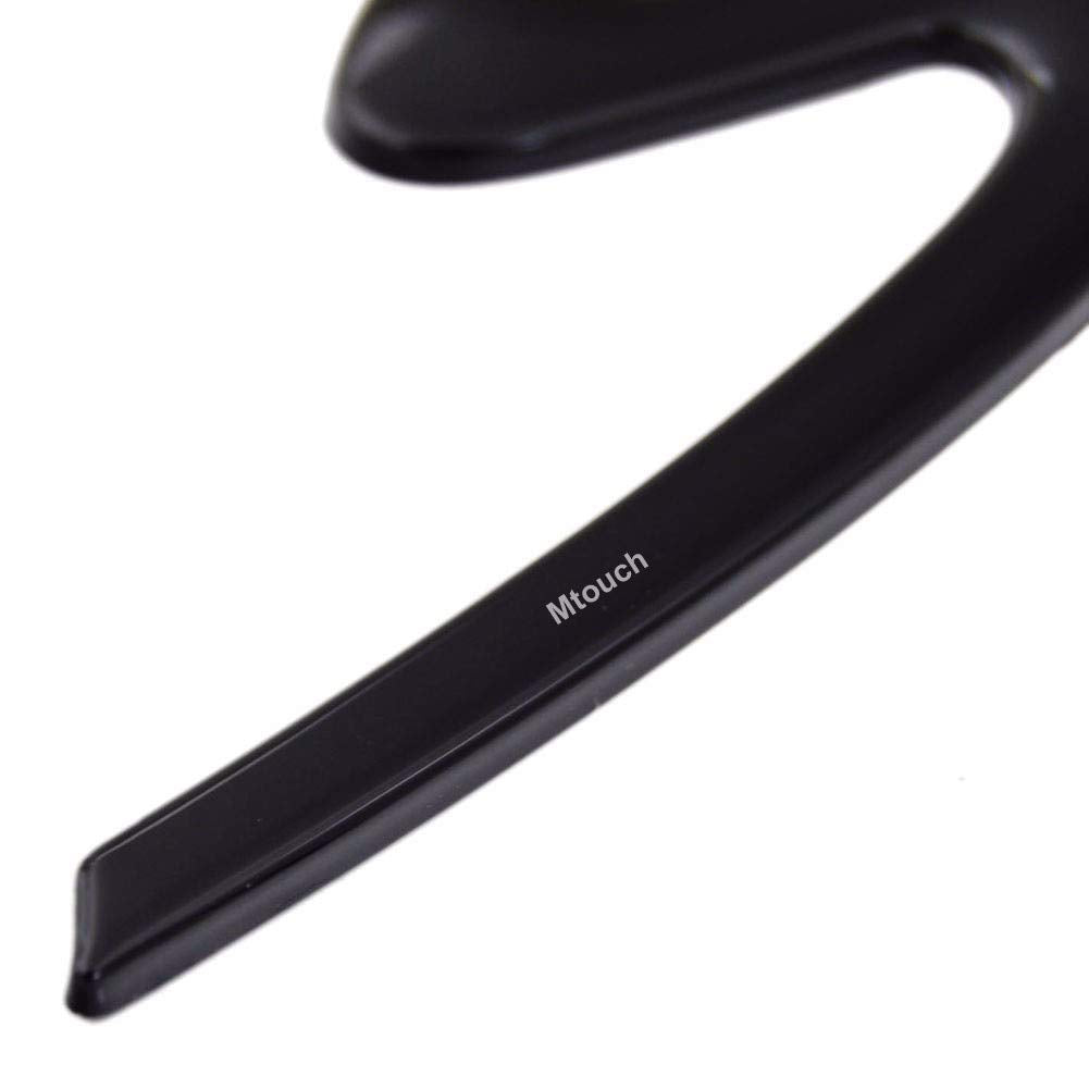 Zorratin Large Gloss black 'S' S Letter Rear Boot Emblem Badge for Porsche 911 Cayenne carrera turbo panamera boxster Trunk Deck Lid Hatch Tailgate