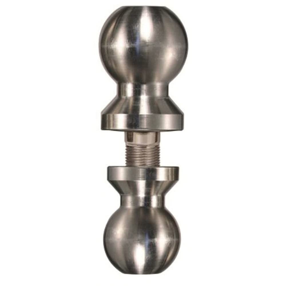 Trimax TDBC22516 2&quot; and 2-5/16&quot; Chrome Tow Ball, Silver